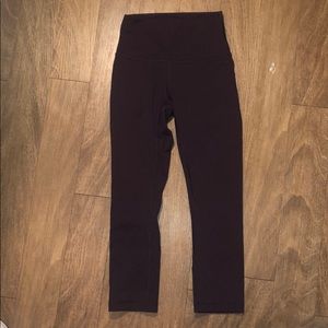 Lululemon mid rise crop leggings